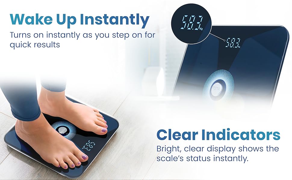 smart scale, scale with app, bathroom scale