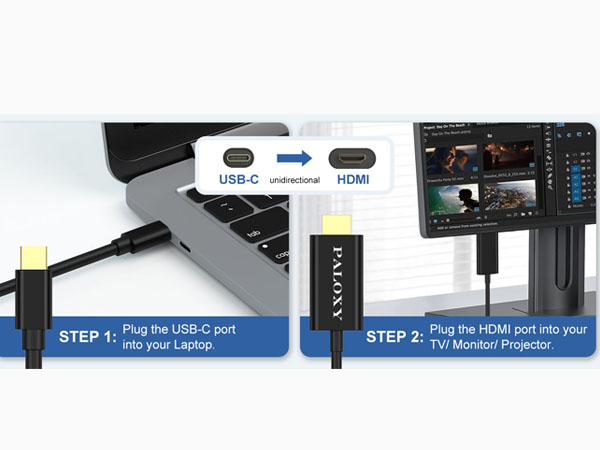 USB C to HDMI Cable