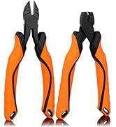 Pullther Fishing Fishing Crimping Tool for Single Barrel Sleeves,Fishing Leader Wire Cutter,Carbo...