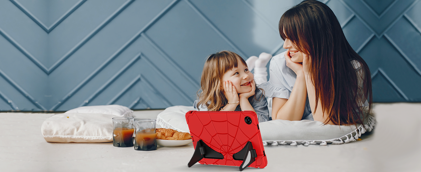 Spider-Galaxy Tab A11 Plus- Red Black PC3