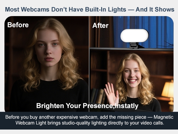 video conference light