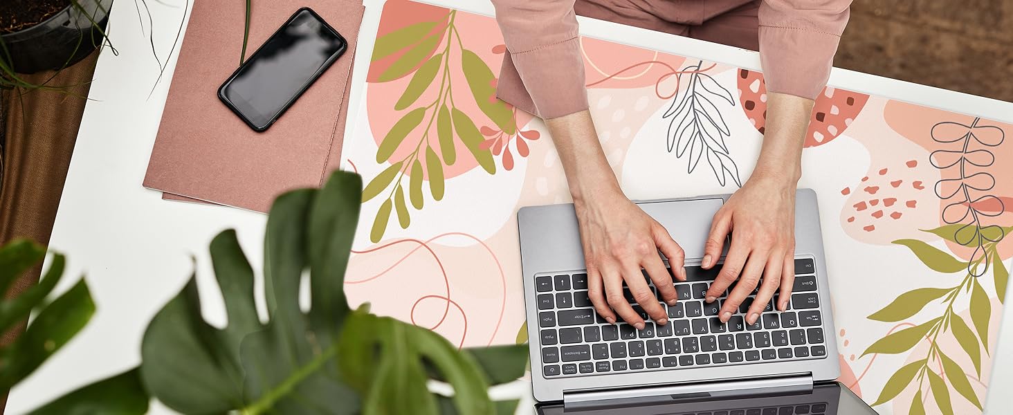 Leather Large Mouse Pad - Designed for Comfort and Productivity!