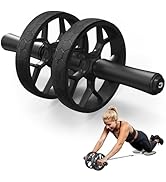 VINSGUIR Ab Roller Wheel for Beginners to Pros, Automatic Rebound with Adjustable Resistance Band...