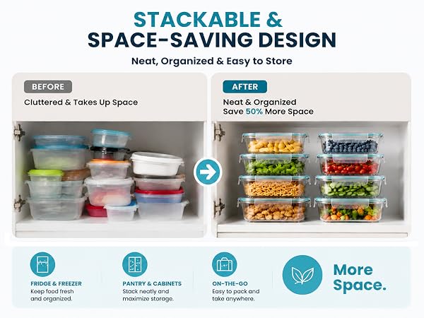 glass food storage container