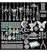 Kaiyuan Dynasty 430pcs DIY Suncatcher Kit for Adults, Crystal Prism Sun Catcher Making Supplies, ...