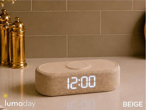 dimmable bedside clock