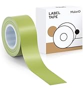 MakeID L1 E1 Q1 Label Maker Tape Refills, 16mm x 4m (0.63" x 13') Continuous Sticker Thermal Lami...