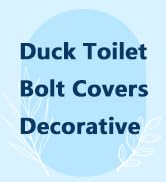 Ceramic Duck Toilet Bolt Covers
