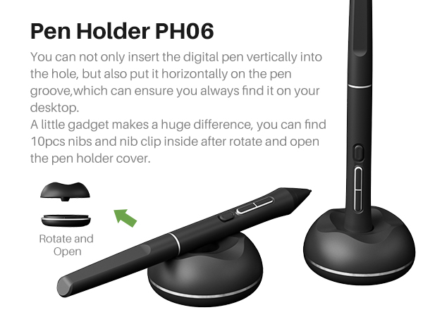 Kamvas Pro16 V2 Pen Holder PH06