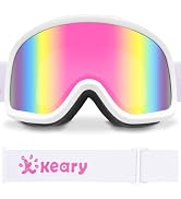 Keary PRO Ski Goggles Men Women Snowboard Goggles Snow Goggles For Adult Youth Snowboarding Goggl...