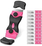 Ainiv Razor Blade Scraper, 2-in-1 Scraper Tool with 10PCS Metal Blades and 10PCS Plastic Blades, ...