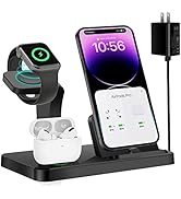 3 in 1 Charging Station for Apple Devices Charging Stand Compatible with iPhone 14/14 Pro/13/12/1...