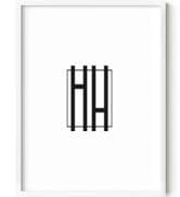 HAUS AND HUES White Aluminum Frame Set of 1 - 12x16