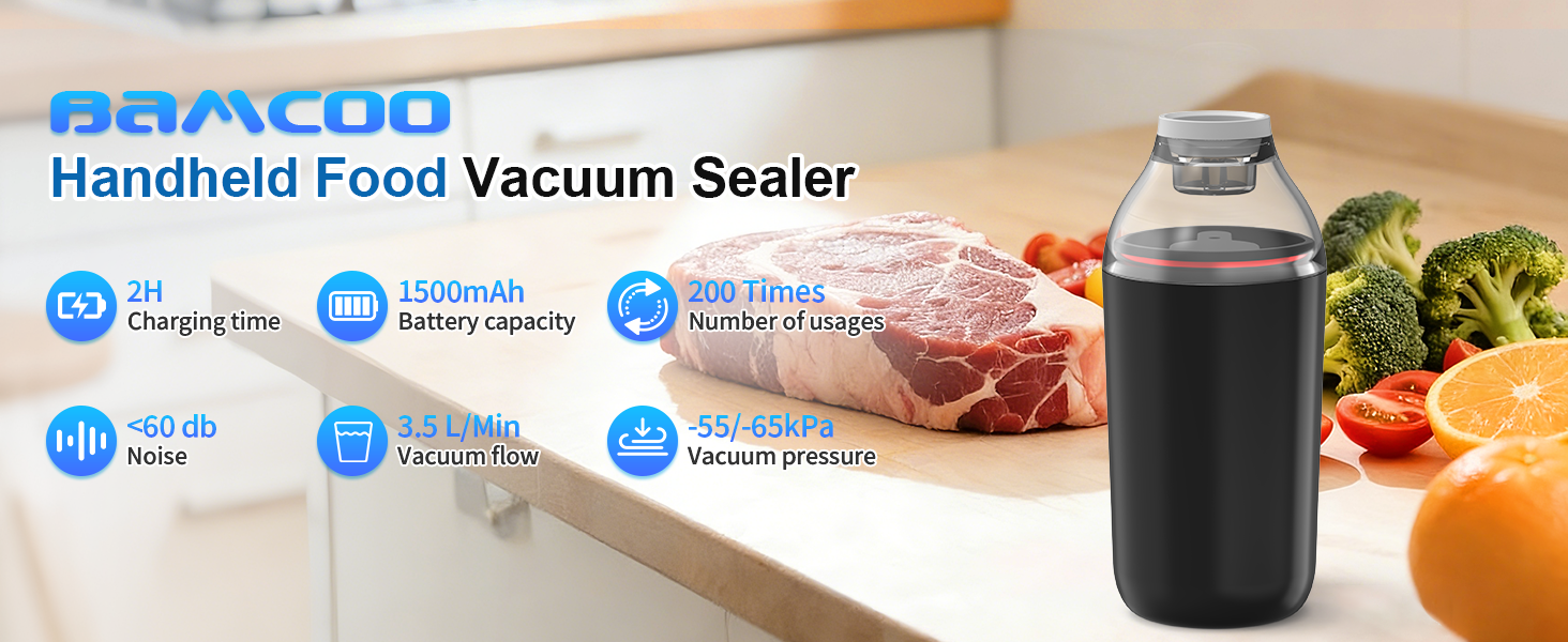 handheld food vacuum sealer