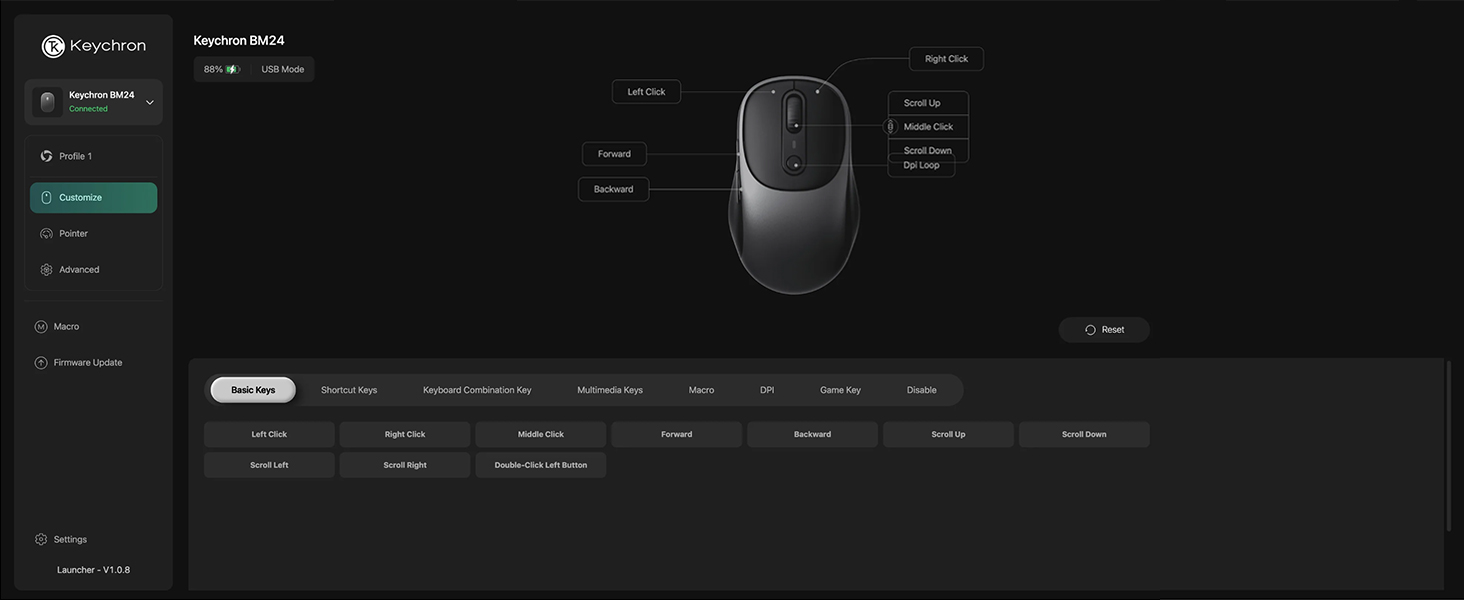 Keychron B6 Pro Keyboard and BM24 Mouse Wireless Combo