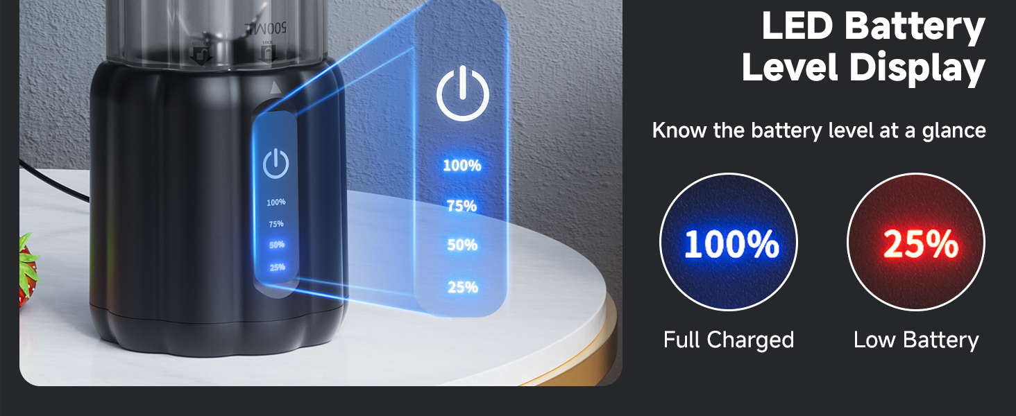 rechargeable blender