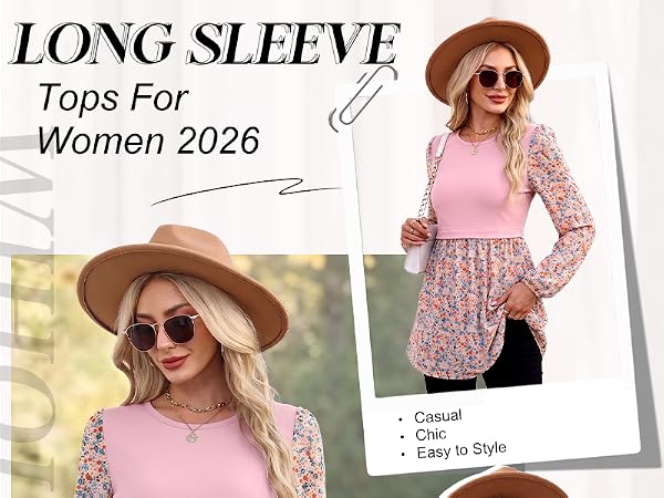 long sleeve shirts for women