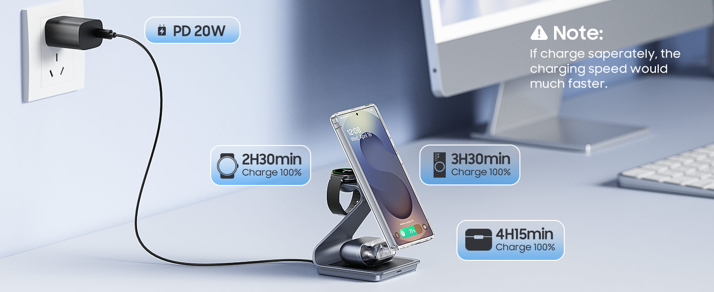 3 in 1 magsafe charger for samsung