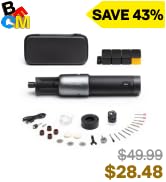 HOTO Cordless Rotary Tool Kit, Brushless Motor, 25000RPM, 5 Variable Speed, 35 Accessories, LED L...