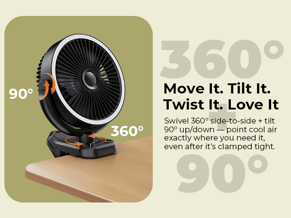 portable rechargeable fan small