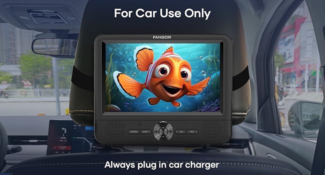 headrest dvd player for car