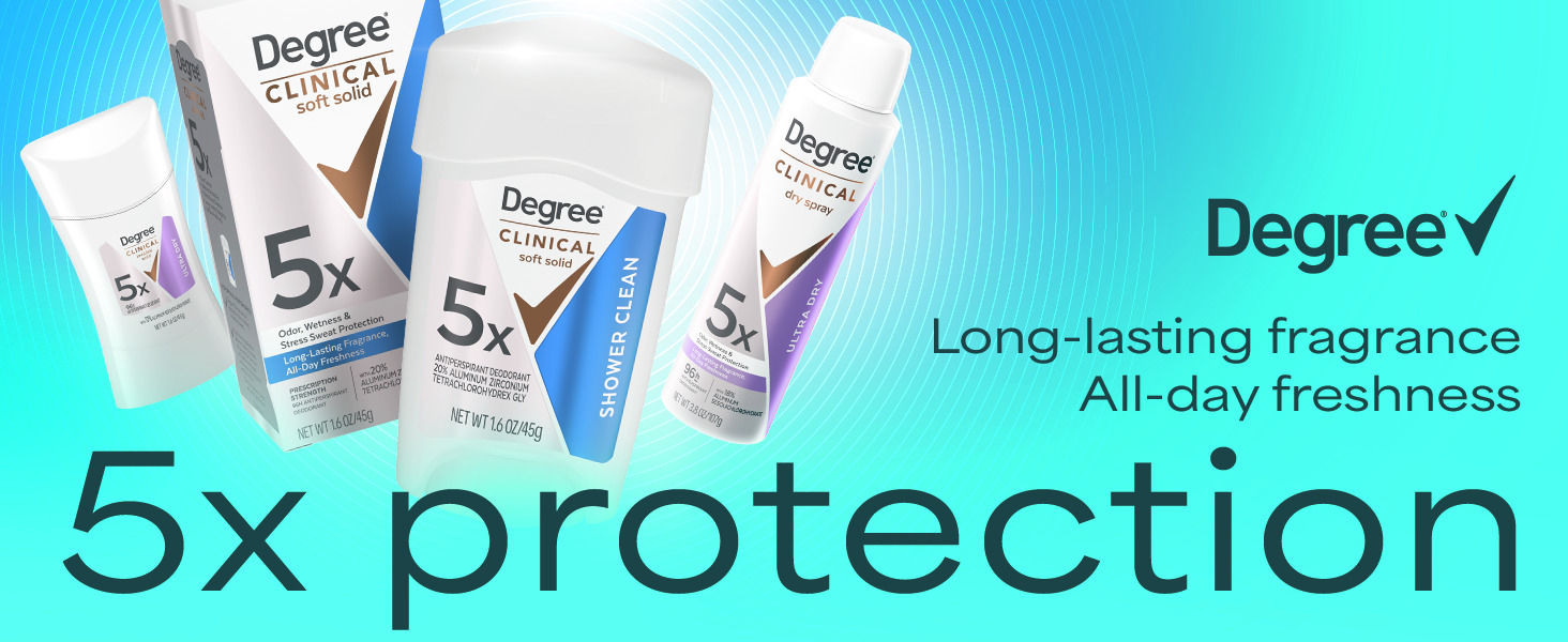 Women&amp;#39;s Degree 5X Clinical Strength Antiperspirant