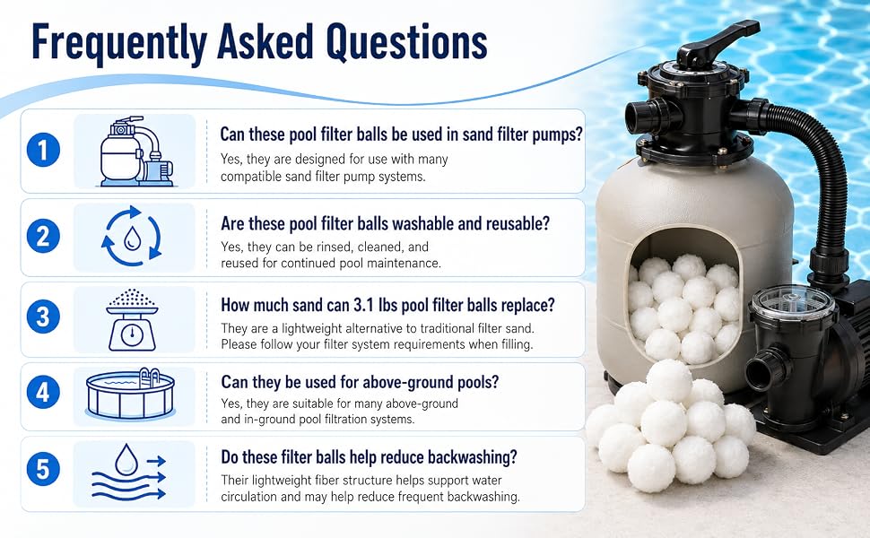 pool filter balls for sand filter