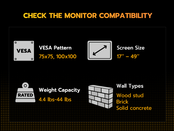 monitor arm wall mount
