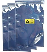Anti Static Bags, 25pcs Large Resealable ESD Bags 7.87x11.8in with Labels for GPU Hard Drive SSD ...