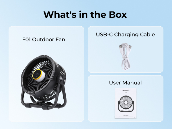 Complete Outdoor Fan Set