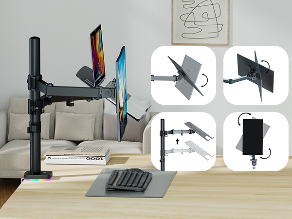 Monitor &amp; Laptop Mount Stand
