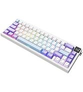 DAIDAI AJ650 Mechanical Keyboard tri-Mode with Screen Gasket Structure
