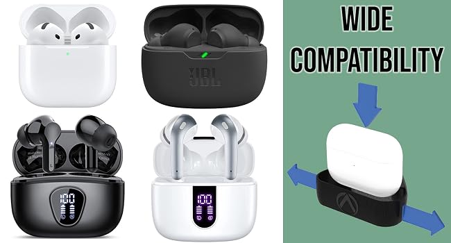 Widely compatible with Airpods, JBL and Galaxy