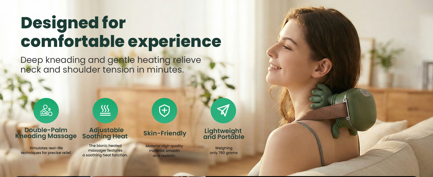 Designed forcomfortable experience