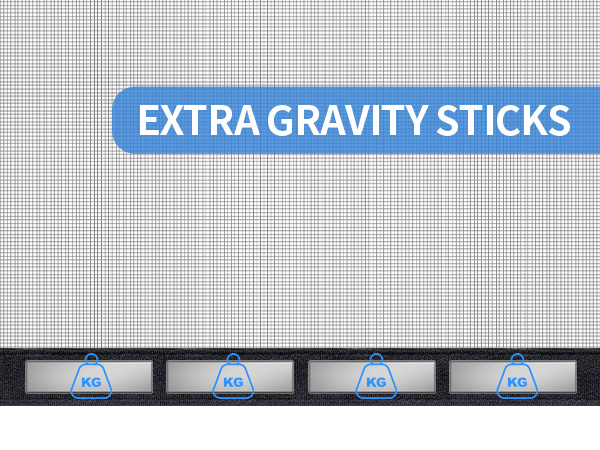 garage door screen with magnetic closure