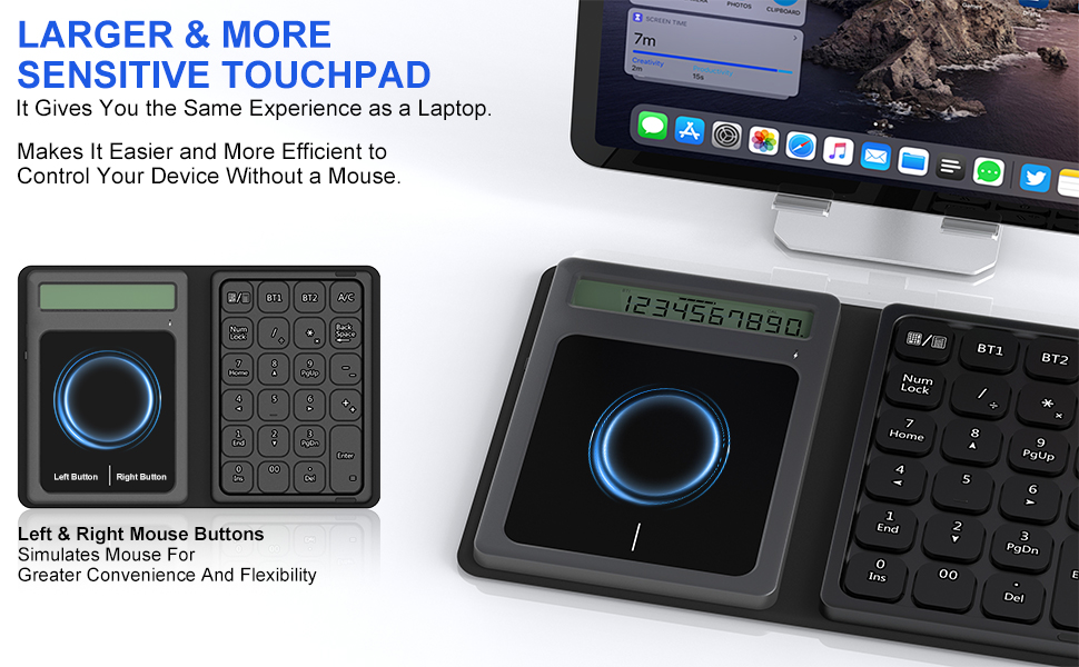 keyboard with number pad for laptop