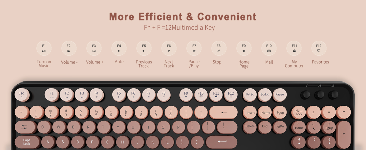 104 round keys keyboard