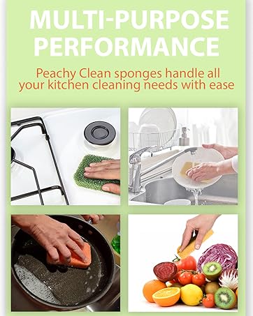 multi purchase cleaning sponge for fruits veggies cooktop sponge
