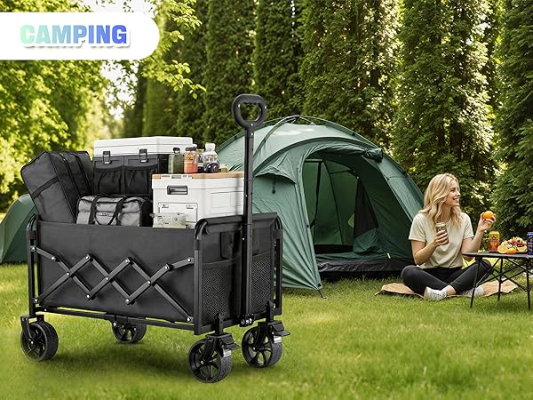 Collapsible wagon cart