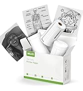 Nelko Genuine Self-Adhesive Thermal Printer Stickers, Compatible with PM230 Mini Sticker Printer,...