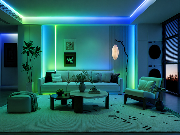 LED lights for the living room - fresh