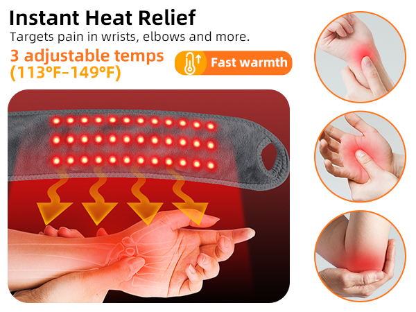 wrist heating pad