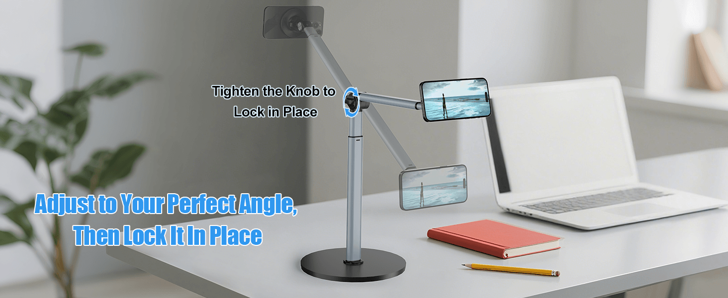 Overhead phone stand