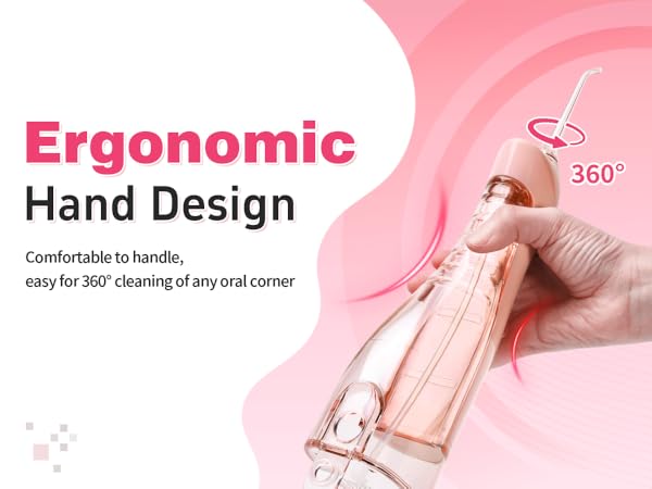 tovendor electric water flosser, Ergonomic Hand Design
