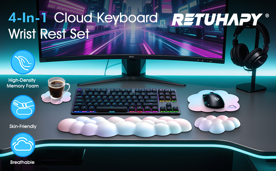 Cloud Wrist Rest