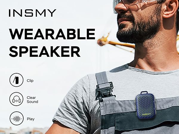 clip on speaker