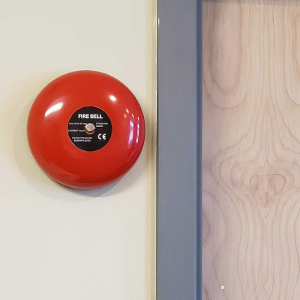 Safeguard Supply Fire Alarm Bell - 6 Inches Ringing Bell - 12 Volt DC Bell