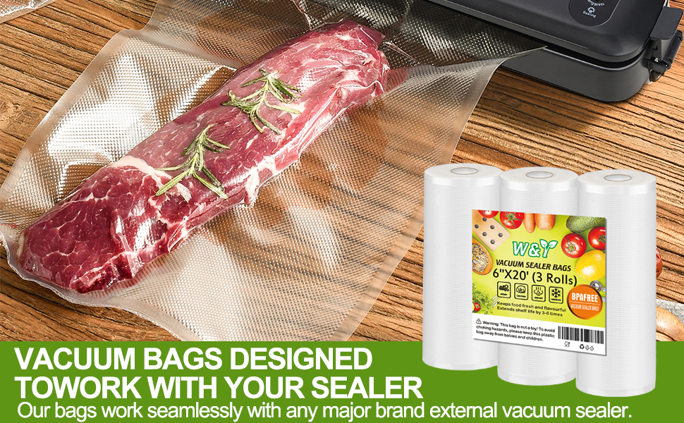 Vacuum Sealer Bags Rolls