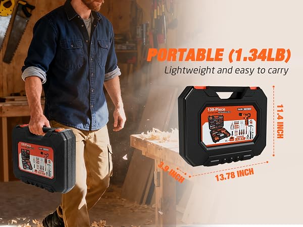 139 pcs tool set
