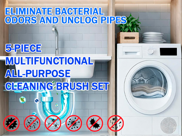 Dryer Vent Cleaner Kit, Vacuum Hose &amp;amp; Brush for Vacuum Hose